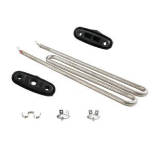 Тэн 2100W-230v MIELE, комплект 2 резинки (с отверстием и без) MI5106